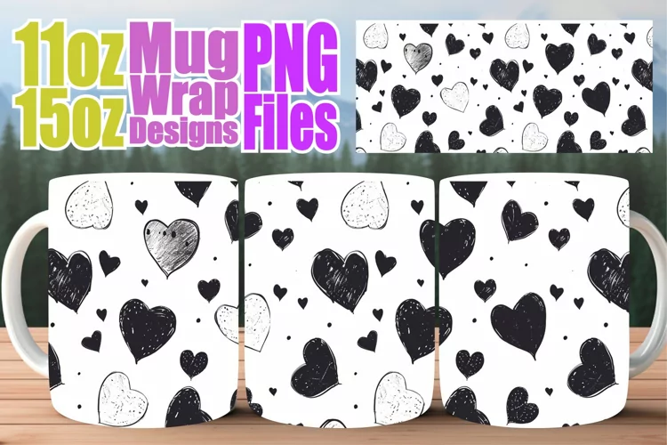 Love-Infused Mug Design for Valentines