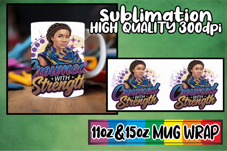 Magical sunsets sublimation print wrap, Black Woman