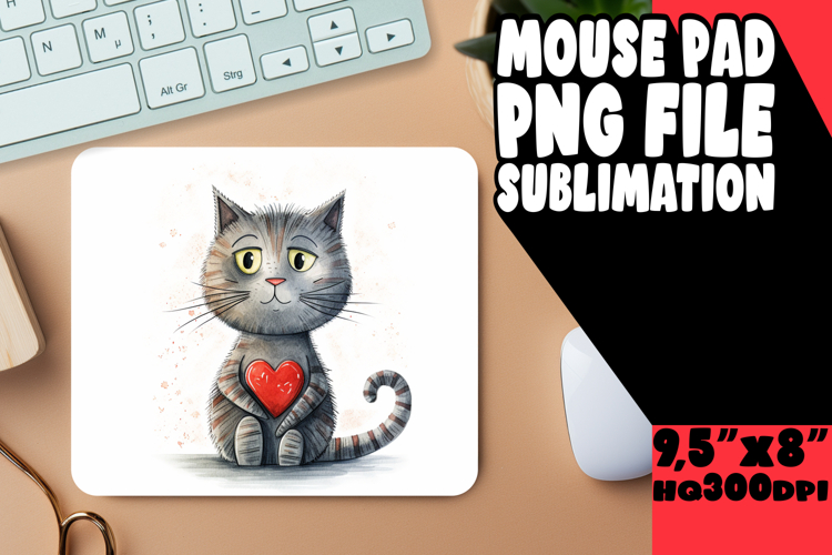 whimsical MOUSE MAT Fun Ideas, Cute Cat