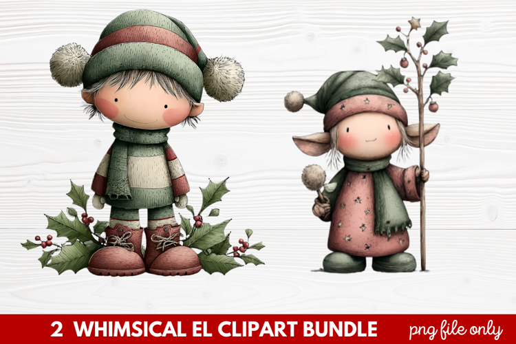 Cute Elf Clipart Image 11