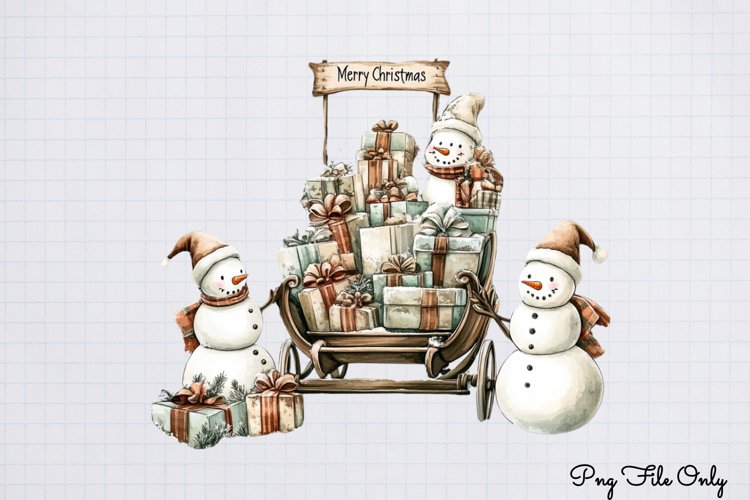 Rustic Christmas Clipart Image 4