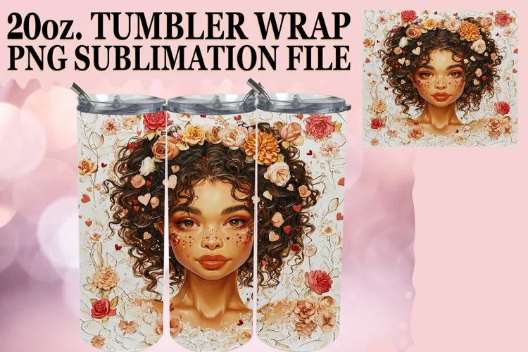 Love's Embrace Tumbler Wrap Sublimation