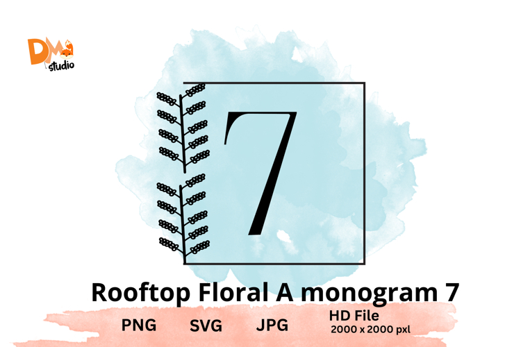 Rooftop Floral Monogram