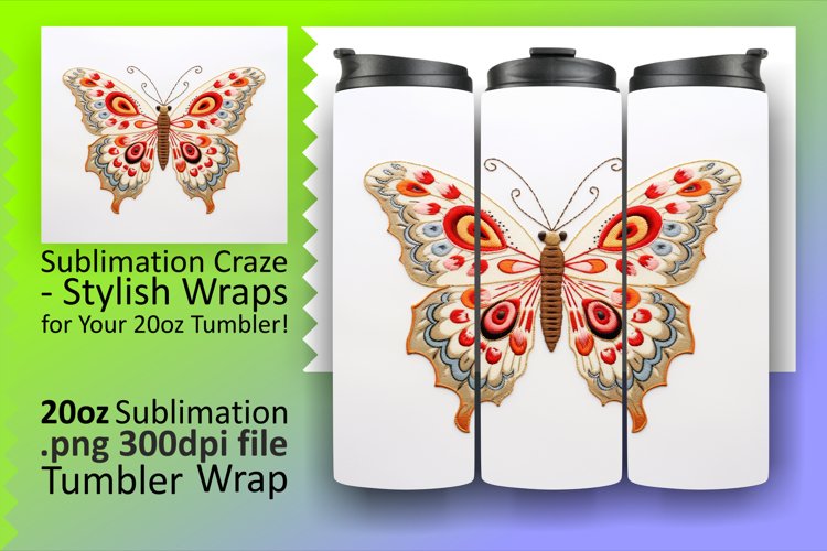 Butterfly Embroidery Image 14