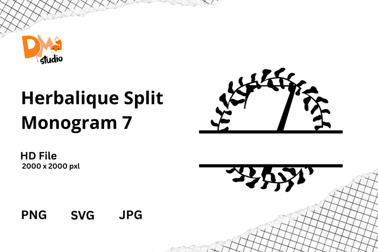 Herbalique Split Monogram