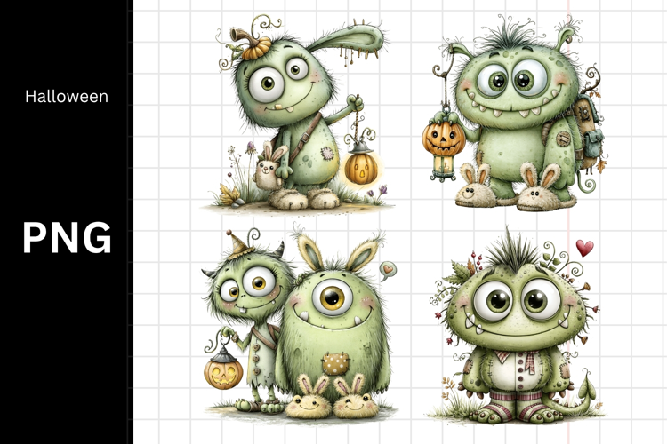 Halloween PNG, Monster PNG, Fall PNG