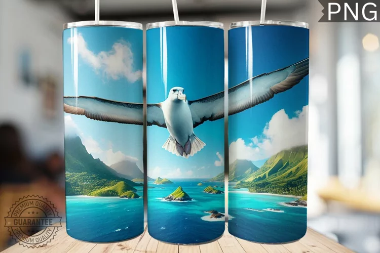 Albatross Tumbler Wrap - Albatross Tumbler Design