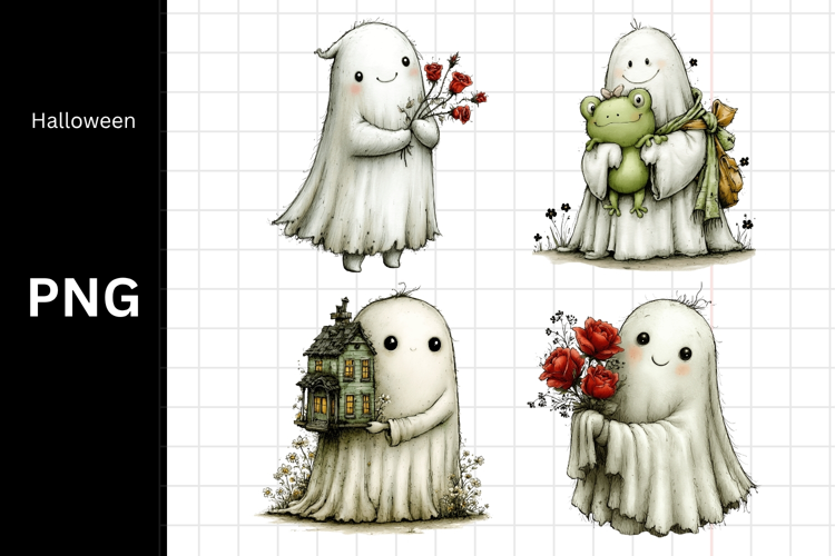 Halloween PNG, Ghost PNG, Fall PNG