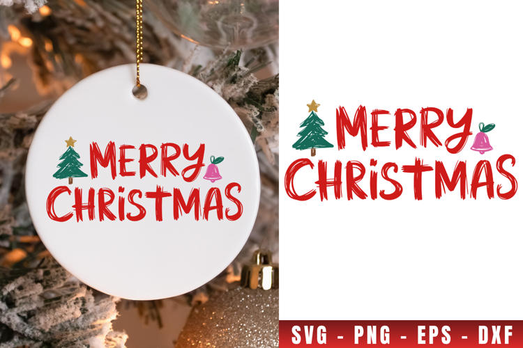 Merry Christmas Tree Svg Image 13
