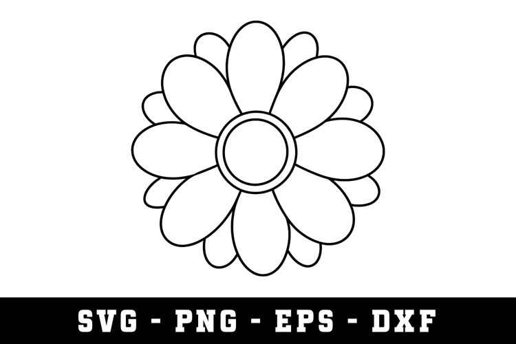 Flower Silhouette Image 3