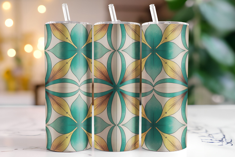 Flowers Tumbler Wrap | Sublimation | Tumblers