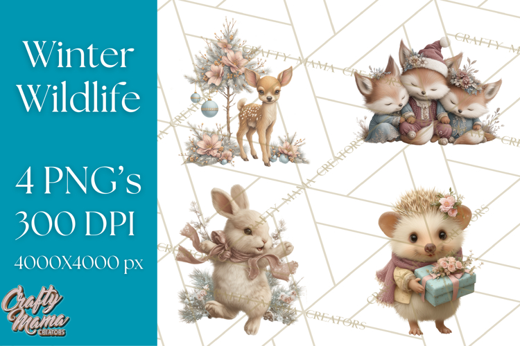 Winter Animals Clipart Image 9