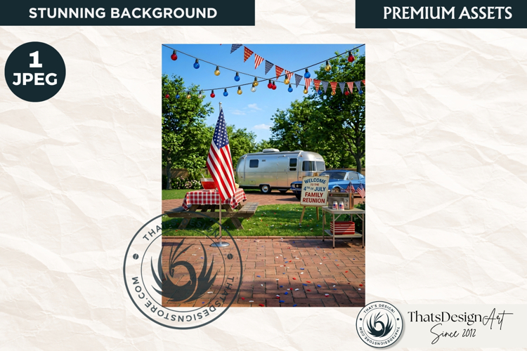 Patriotic Americana Backdrops - 4th of july backgrounds