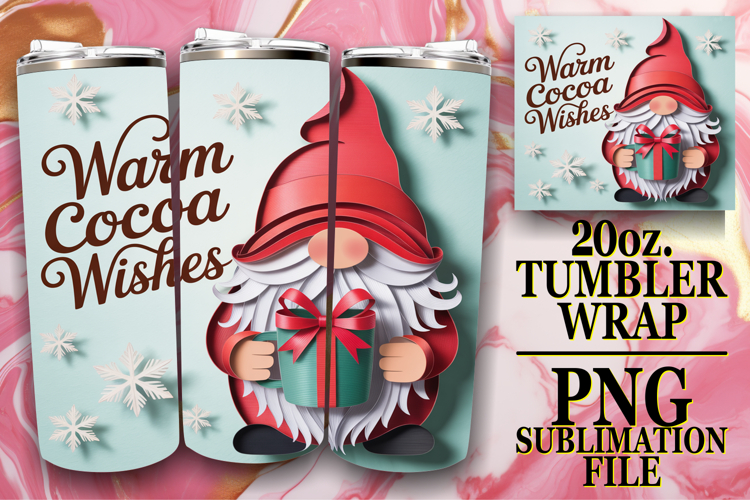 Christmas Tumbler Wrap Image 7