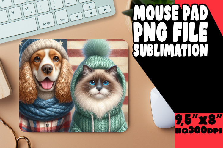 BLISSFUL MOUSE MAT FUN IDEAS, Dog and cat