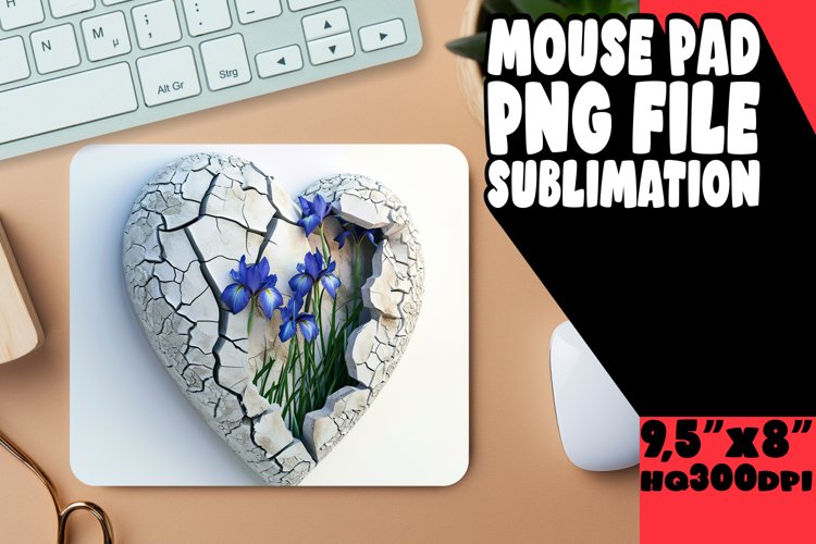 Valentines Day Love 3D Sublimation Pad