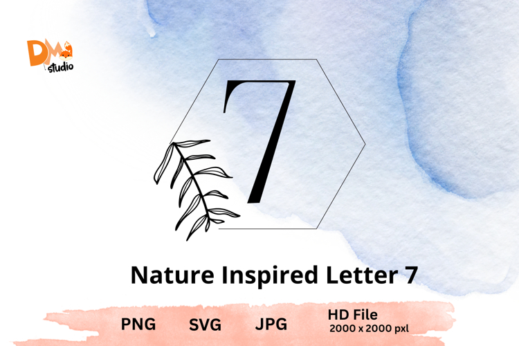 Leaf Monogram Svg Image 17