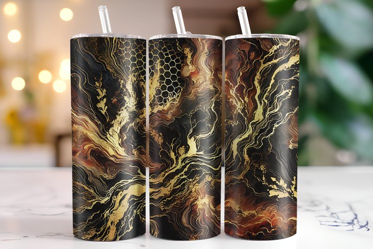 Burning Tumbler Wrap | Sublimation | Tumblers example image 1