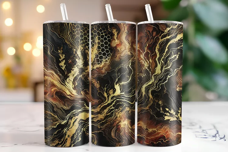 Burning Tumbler Wrap | Sublimation | Tumblers