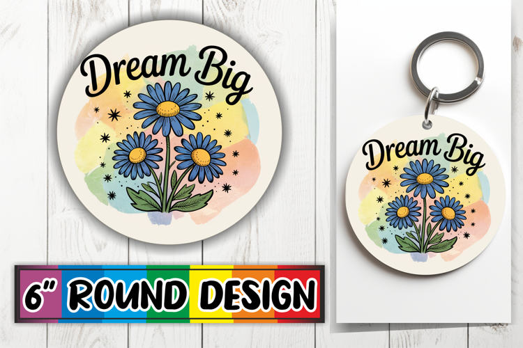 Sweet Coaster Designs for Cars, Flowers Quote