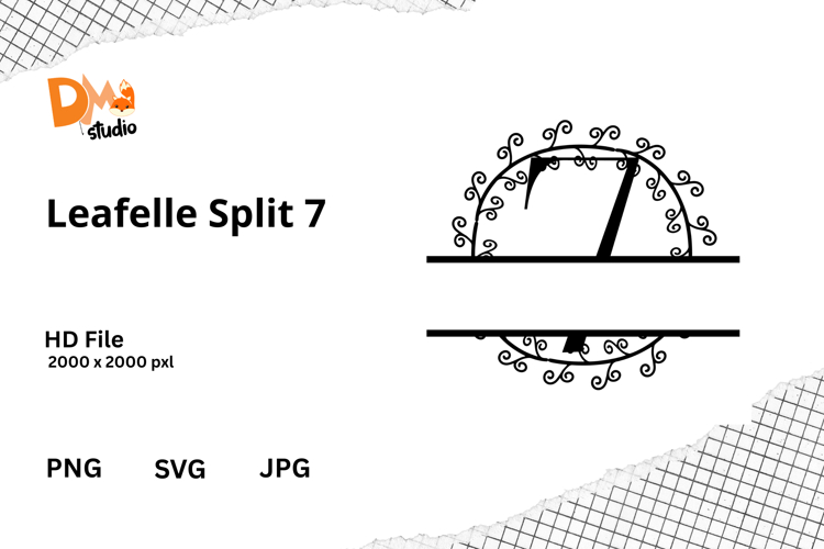 Leafelle Split Monogram