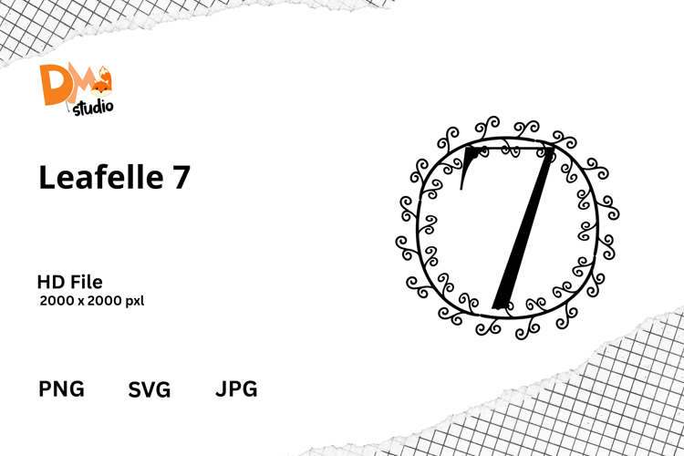 Floral Monogram Letter Svg Image 22