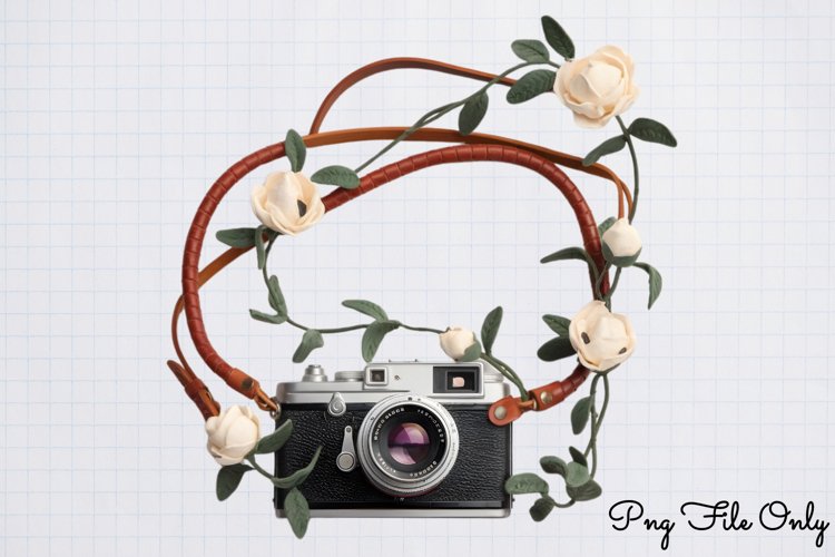 Antique Winter Photography Clipart PNG example image 1