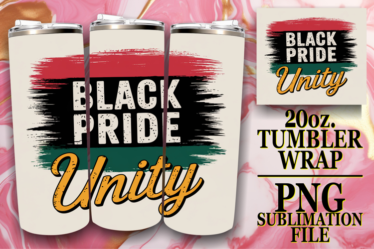 Sublimation Delight 20oz tumbler wrap, Juneteenth