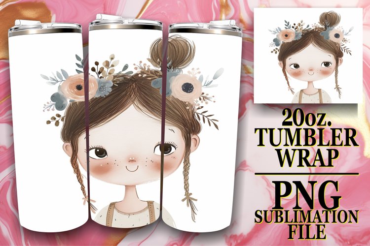 Spring Delights: Watercolor Tumbler Collection example image 1