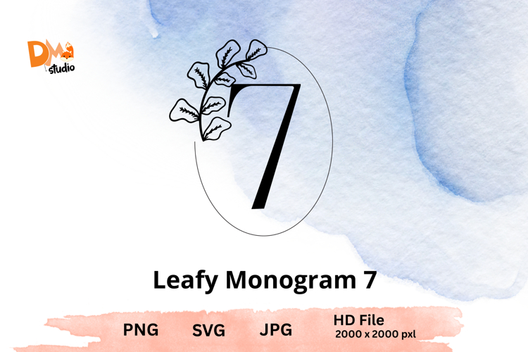 Minimalist Botanical Monogram