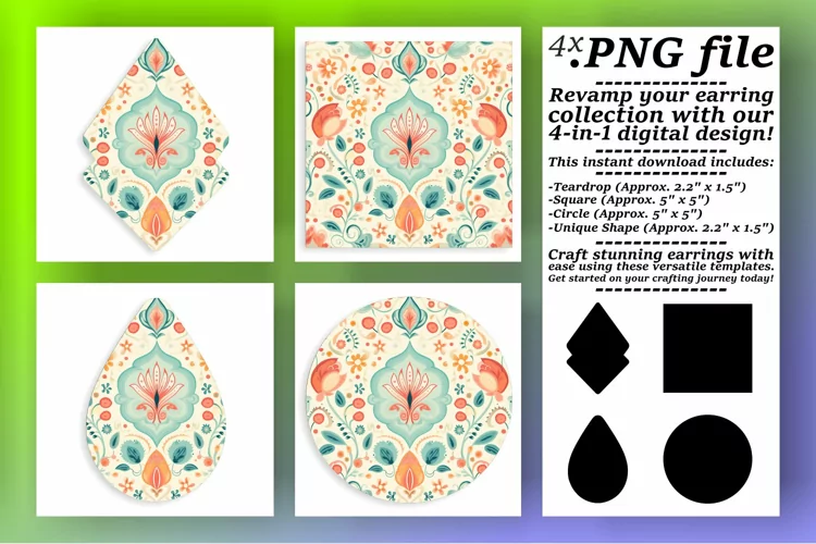 Dreamy Boho Chic: Sublimation Flower Patterns
