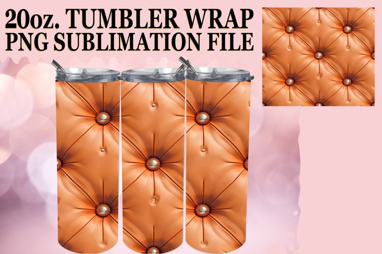 Patterned 3D Texture Tumbler Wrap