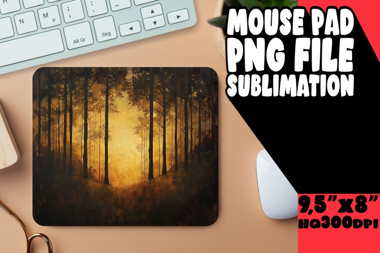 Captivating Landscape Mouse Pad Design