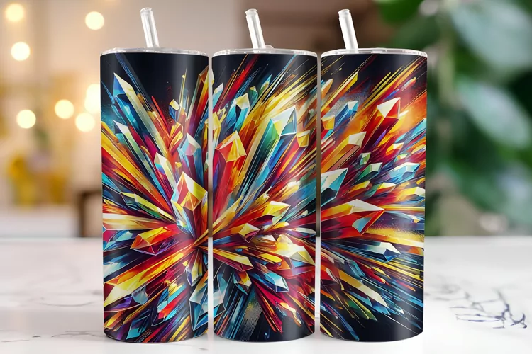 Abstract Pattern Tumbler Wrap | Sublimation | Tumblers