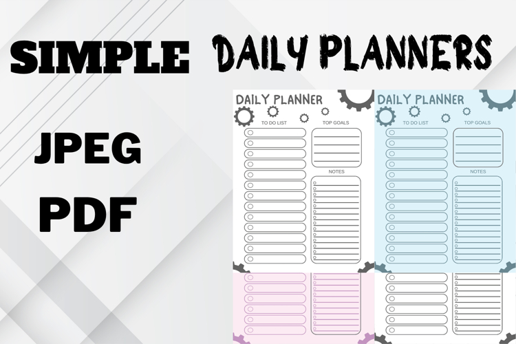best simplest Daily planner freebie 66,free planners