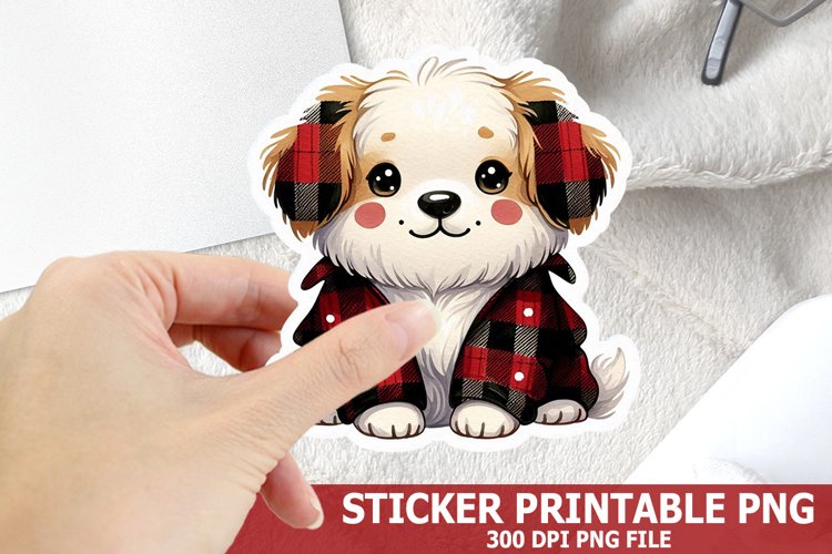 Christmas Dog Clipart Image 8