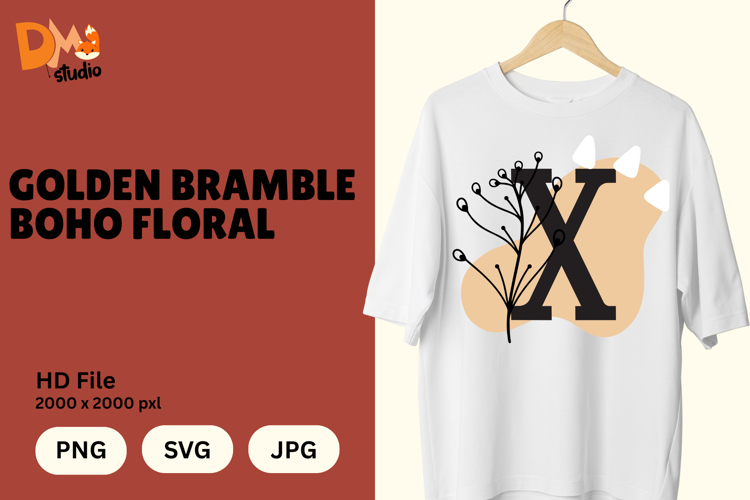 Floral Letter Svg Image 3