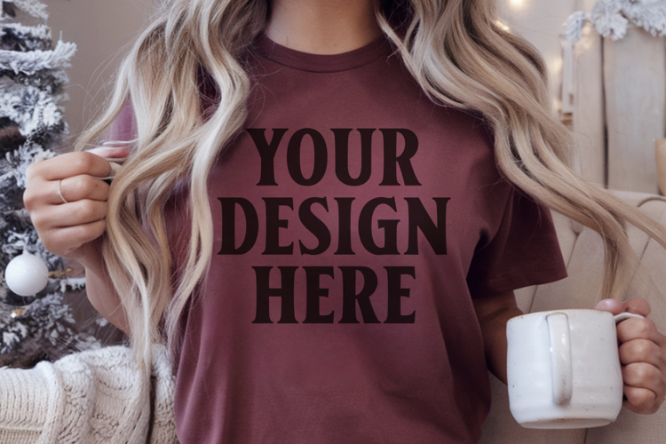 Cumin Christmas Comfort Colors 1717 Mockups, CC 1717 m