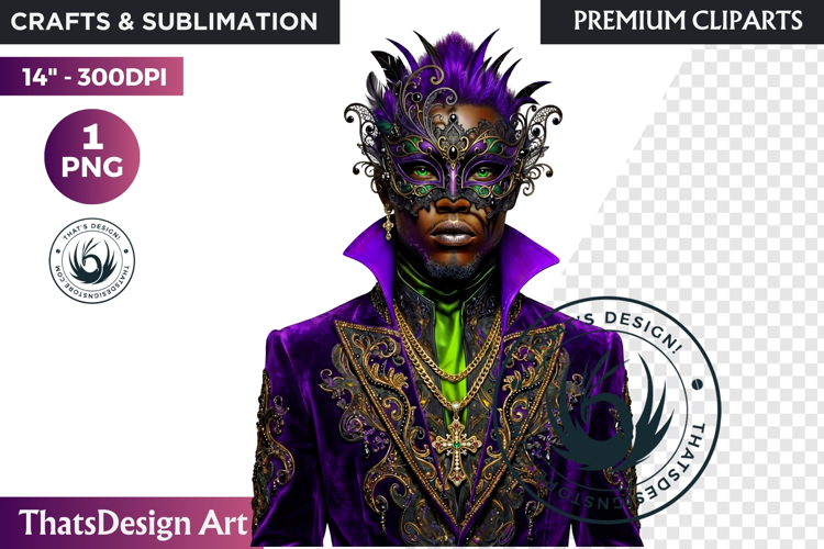 Mardi Gras Carnival Masquerade Clipart PNG scrapbooking