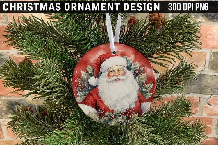 Christmas Ornament Sublimation PNG Design