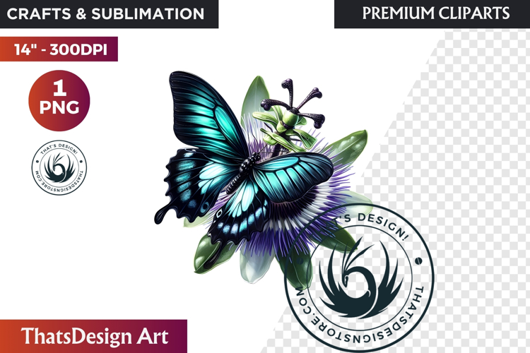Monarch Butterfly Clipart Image 7