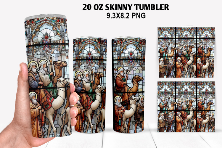 Jesus Skinny Tumbler 20oz Wrap Design, Christmas Tumbler