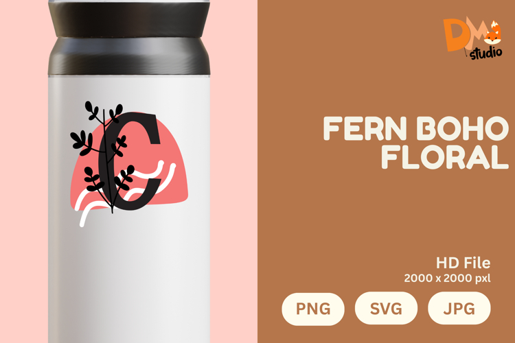Boho Floral Svg Image 6