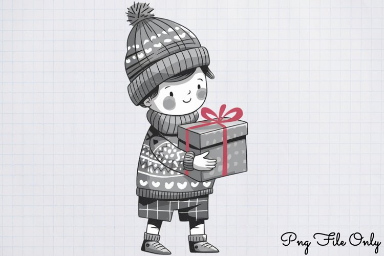 Boho Christmas Clipart Image 18