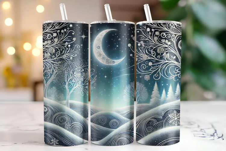 Winter Tumbler Wrap | Sublimation | Tumblers