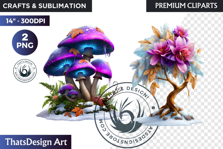 Winter Watercolor Clipart Image 8