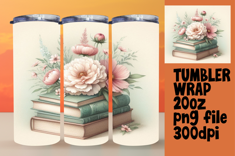 20oz Tumbler Design for Creative Gifts , Books