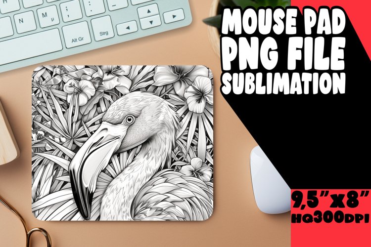 Flamingo Fantasy Mouse Pad Range example image 1