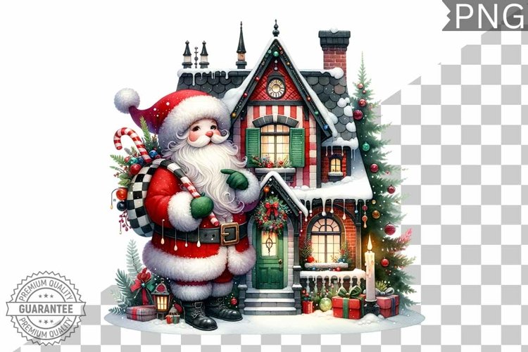 Santa Christmas Clipart Image 2
