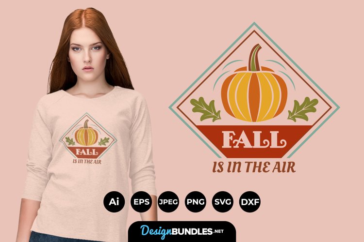 Fall is In The Air Hand Lettering SVG